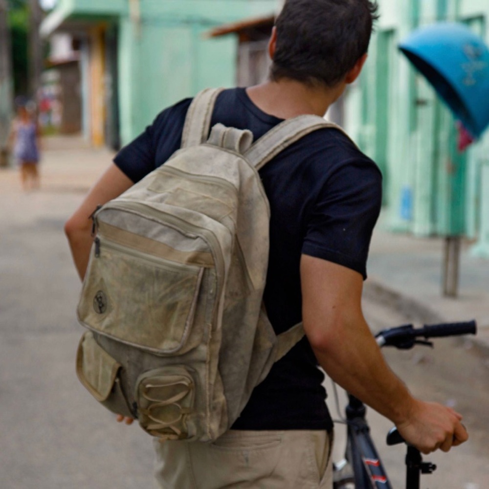 Real Deal Brazil Backpack - 100% Recycled Canvas Tarp